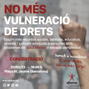 CONCENTRACIÓ 02/02/23 - NO MÉS VULNERACIÓ DE DRETS PLAÇA SANT JAUME | Barcelona | Catalunya | Espanya
